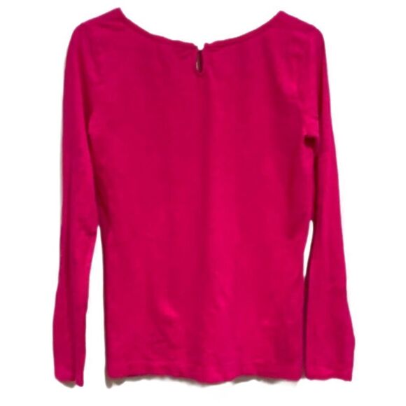 Ann Taylor Loft pink long sleeve top, S - Picture 4 of 7
